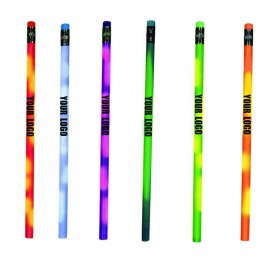 Color Changing Mood Pencil With Eraser with Logo