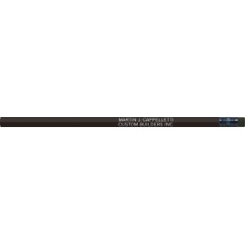 Custom Printed Matte Black Hexagon Pencils with Black Wood  Custom Printed Matte Black Hexagon Pencils with Black Wood
