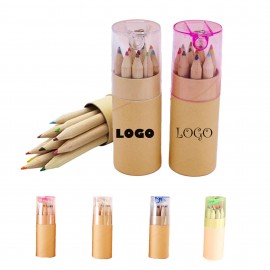 Colored Pencil Set With Sharpener Custom Printed  Colored Pencil Set With Sharpener Custom Printed