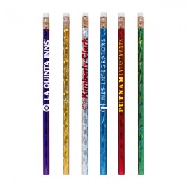 Carnegie Round Foil Pencil Logo Branded  Carnegie Round Foil Pencil Logo Branded