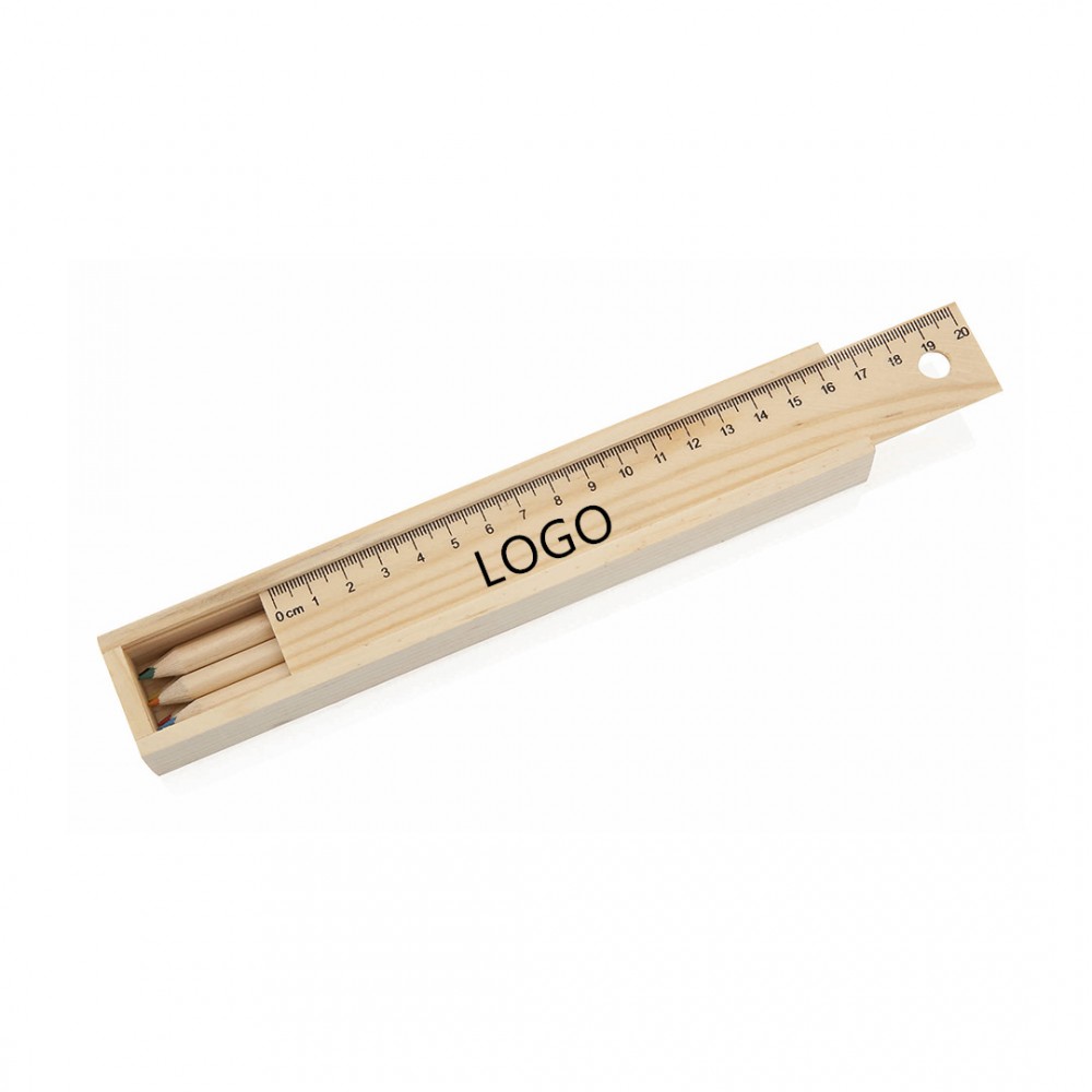 Logo Branded 6 Pieces Pencils Set Logo Branded 6 Pieces Pencils Set
