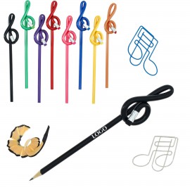 Music Pencils G Clef Note Pencil Music Stationery Gifts Logo Branded