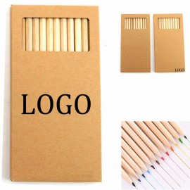 12 Count Colored Pencils Custom Printed