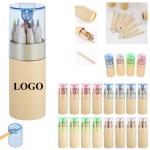 Eco-Friendly Wood Colored Pencils Set with Sharpener Custom Imprinted