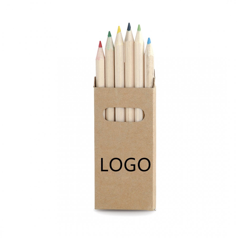 6 Pieces Pencils Set Custom Printed 6 Pieces Pencils Set Custom Printed