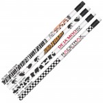 Dynamic Duo #2 Pencil w/Race Track Design Custom Printed