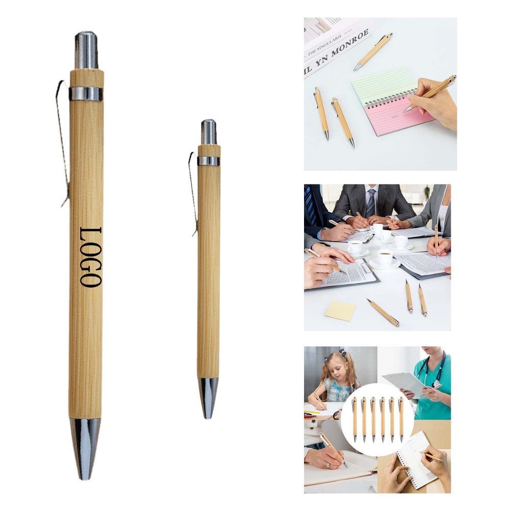Custom Imprinted Custom Bamboo Ballpoint Pen with Logo Custom Imprinted Custom Bamboo Ballpoint Pen with Logo