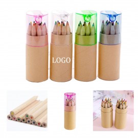 Logo Branded Mini Drawing Colored Pencils