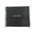 Black Wood Pencil Logo Branded
