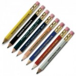 Logo Branded Hex Survey Pencil