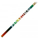 Custom Imprinted Jewel #2 Pencil (Rainbow Foil)
