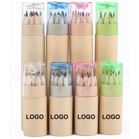 Custom Imprinted 12 Colored Pencils Set