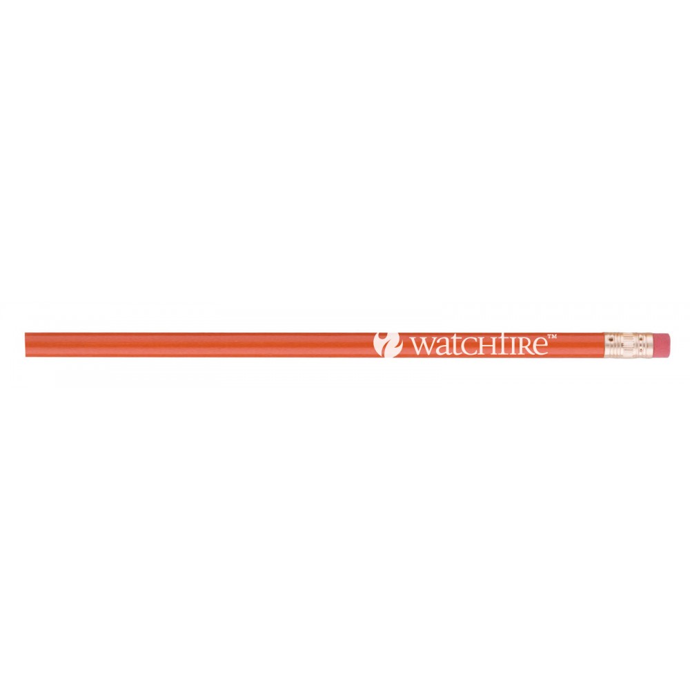 Custom Printed International #2 Pencil (Orange)