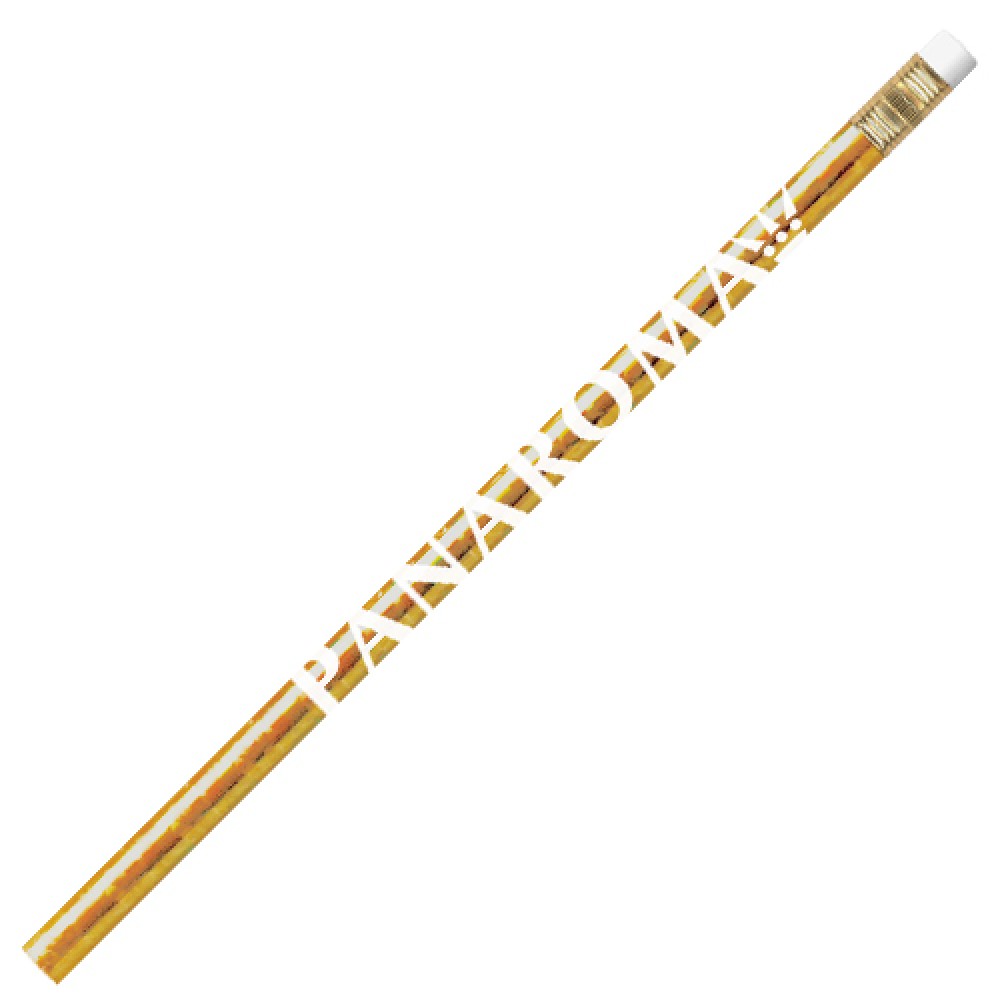 Custom Printed Jewel #2 Pencil (Gold)