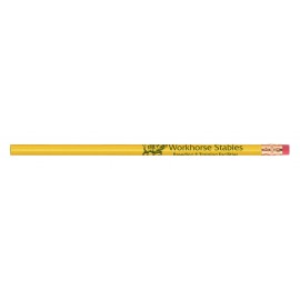 Custom Printed Workhorse #2 Pencil - Yellow  Custom Printed Workhorse #2 Pencil - Yellow
