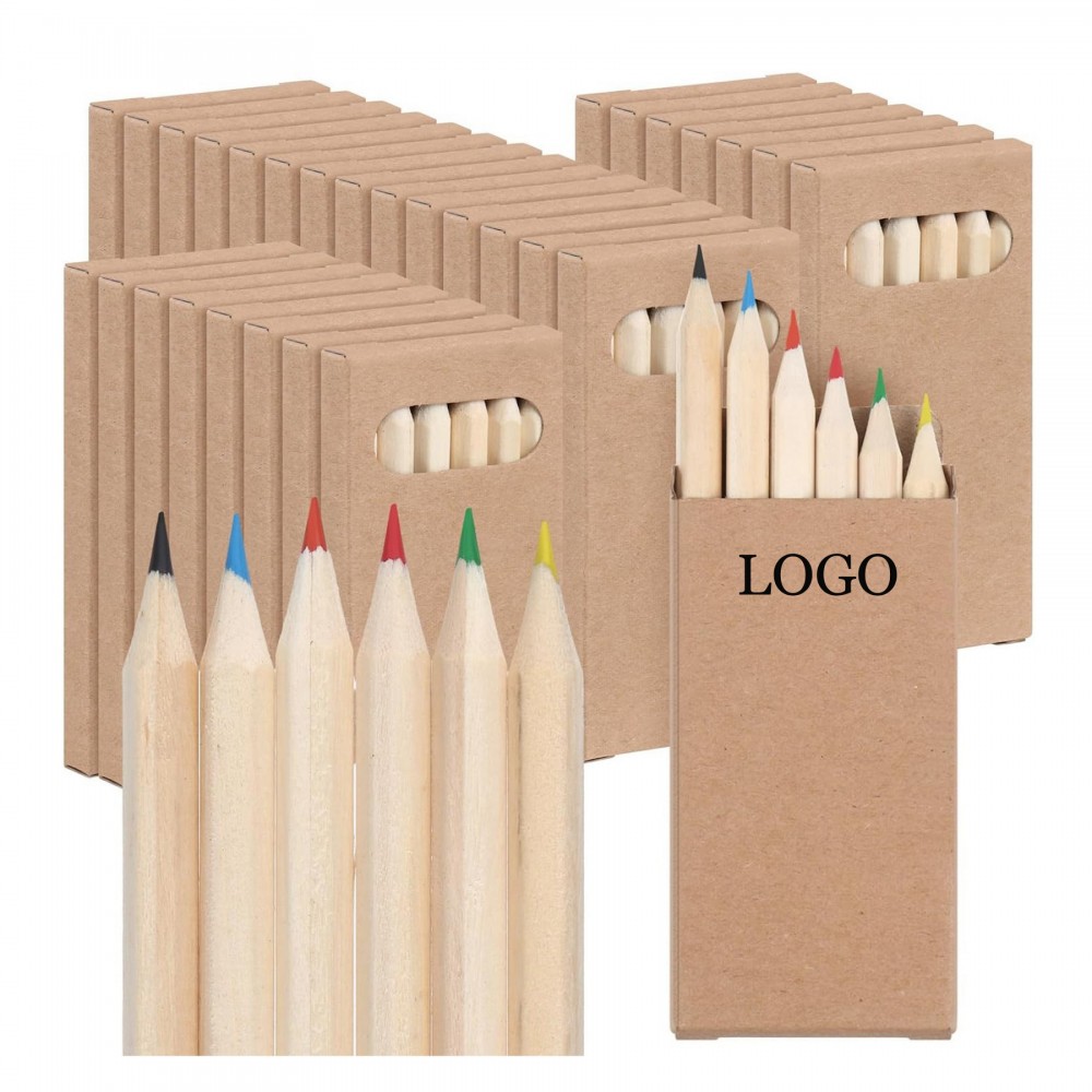 Logo Branded Mini Drawing Pencil Set