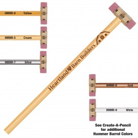 Hammer Gavel Pencil Custom Imprinted
