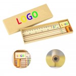 8 in 1 Stationary Set Pencils Ruler Eraser Sharpener Logo Branded