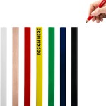 Custom Printed Flat Octagonal Carpenter's Pencil