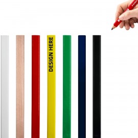 Custom Printed Flat Octagonal Carpenter's Pencil