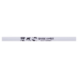 Custom Printed Jumbo Untipped Medium Pencil (White)  Custom Printed Jumbo Untipped Medium Pencil (White)