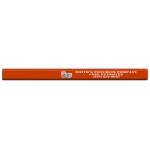 Made In The USA Carpenter 700 Flat Medium Lead Solid Pencil (Orange) Custom Printed