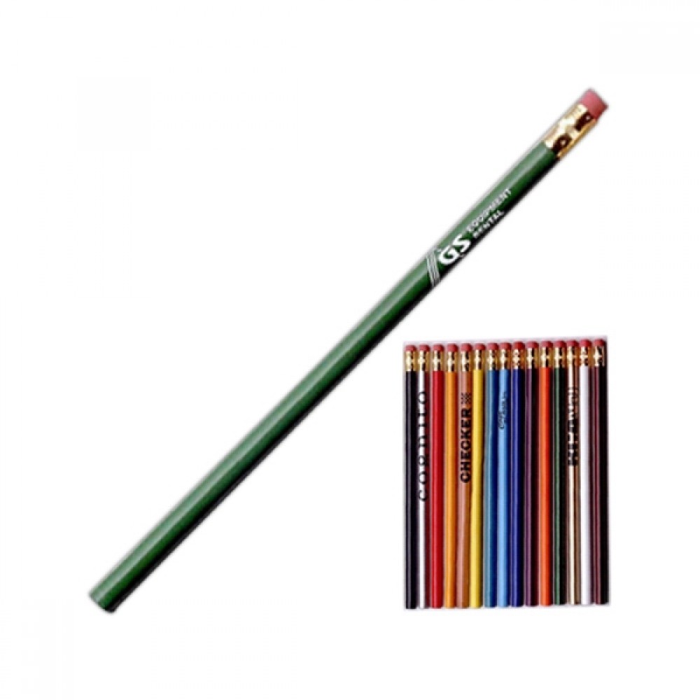 Round Super Bargain Buster Pencil Logo Branded Round Super Bargain Buster Pencil Logo Branded
