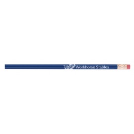 Workhorse #2 Pencil - Royal Blue Logo Branded
