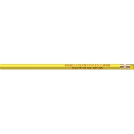 Logo Branded Pastel Yellow Hexagon Pencils  Logo Branded Pastel Yellow Hexagon Pencils