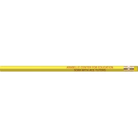 Pastel Yellow Hexagon Pencils Custom Imprinted