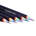 Rainbow Pencil Custom Printed