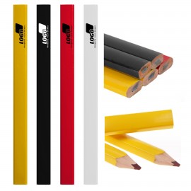 Hexagonal Solid Color Carpenter Wooden Graphite Pencil Logo Branded