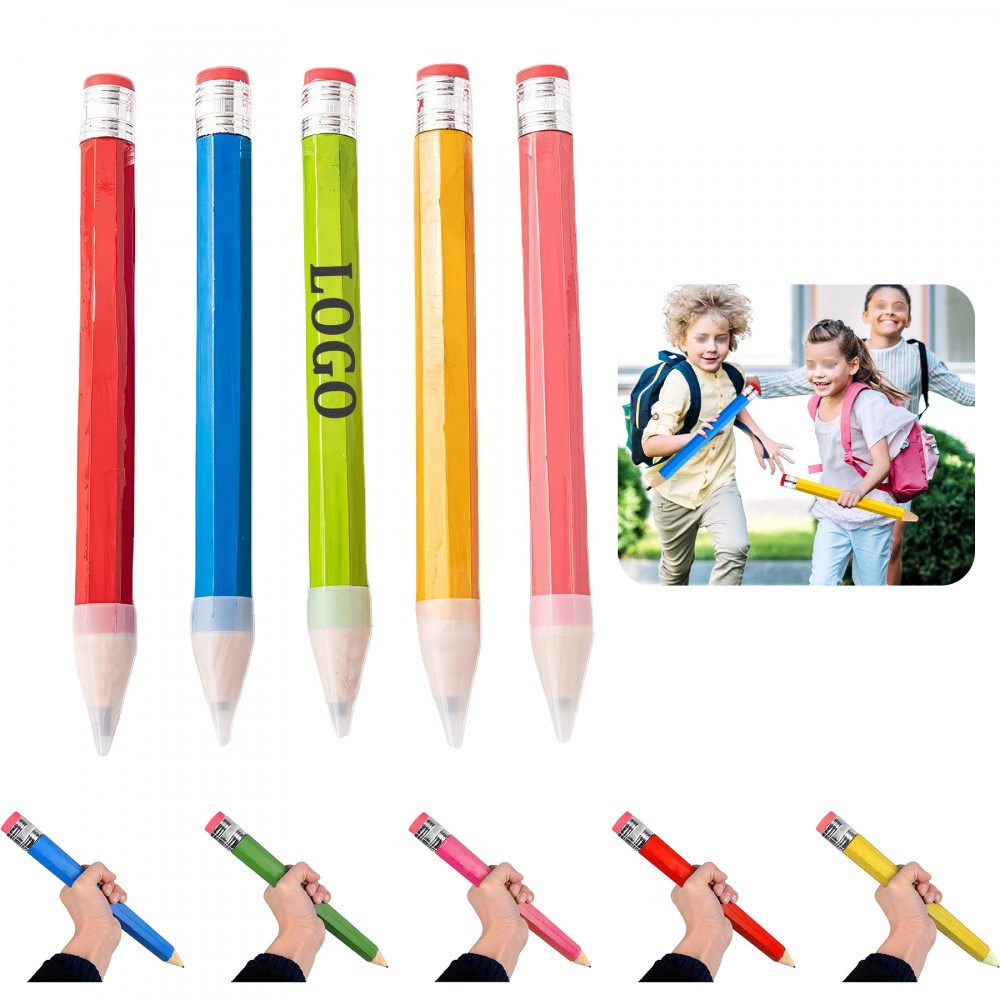Logo Branded School Funny Prop Jumbo Pencil Logo Branded School Funny Prop Jumbo Pencil