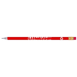 Custom Imprinted Red Recycler Pencil  Custom Imprinted Red Recycler Pencil