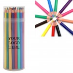 Custom Imprinted 48 Colors Colored Pencils Set