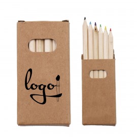 6-Color Pencil Set Logo Branded