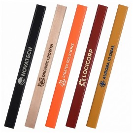 Sturdy Flat Barrel Wood Pencil Custom Imprinted