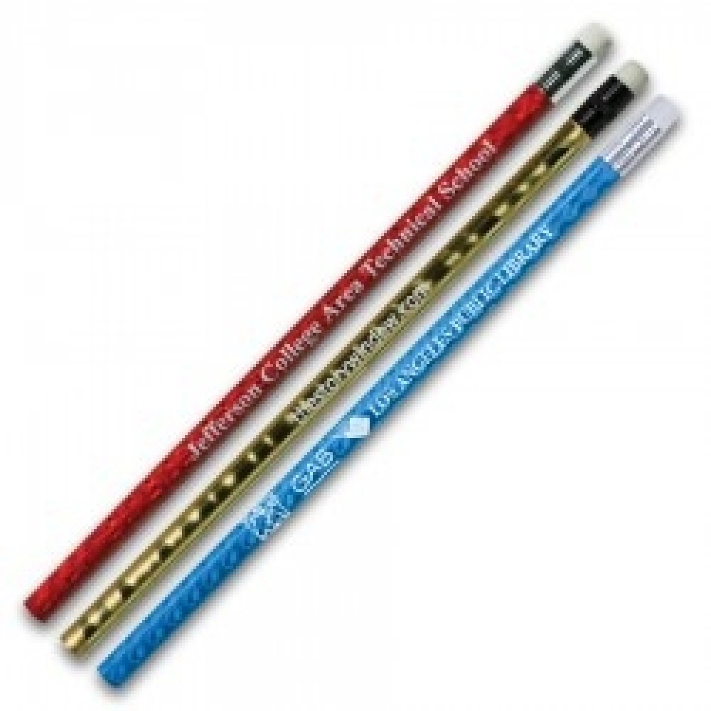 Custom Imprinted Holographic Pencil Custom Imprinted Holographic Pencil