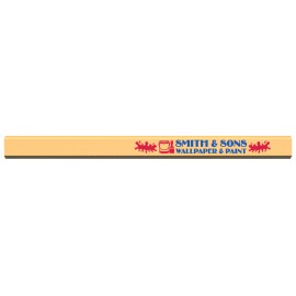 Made In The USA Carpenter 700 Flat Medium Lead Solid Pencil (Cream Beige) Custom Printed  Made In The USA Carpenter 700 Flat Medium Lead Solid Pencil (Cream Beige) Custom Printed