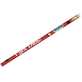 Thrifty Full Color Digital Pencil w/White Eraser with Logo