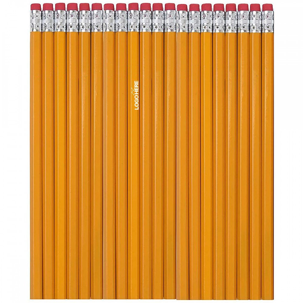 HB Wood Brown Pencils Custom Imprinted