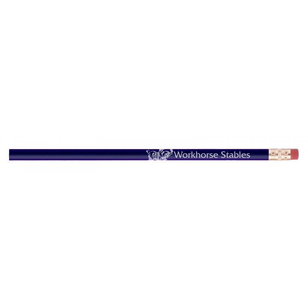 Workhorse #2 Pencil - Plum Custom Imprinted Workhorse #2 Pencil - Plum Custom Imprinted