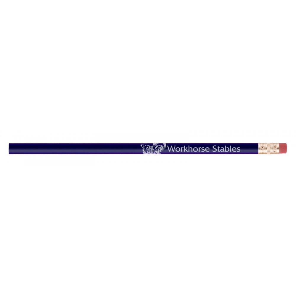 Workhorse #2 Pencil - Plum Custom Imprinted