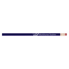 Workhorse #2 Pencil - Plum Custom Imprinted