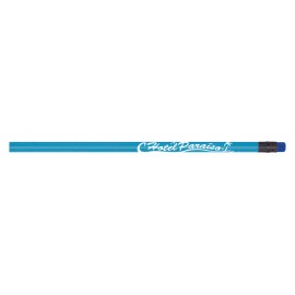 Unicorn #2 Pencil w/Matching Eraser (Neon Blue) Logo Branded