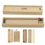 Eco-Friendly 12-Color Wooden Pencil Set Logo Branded