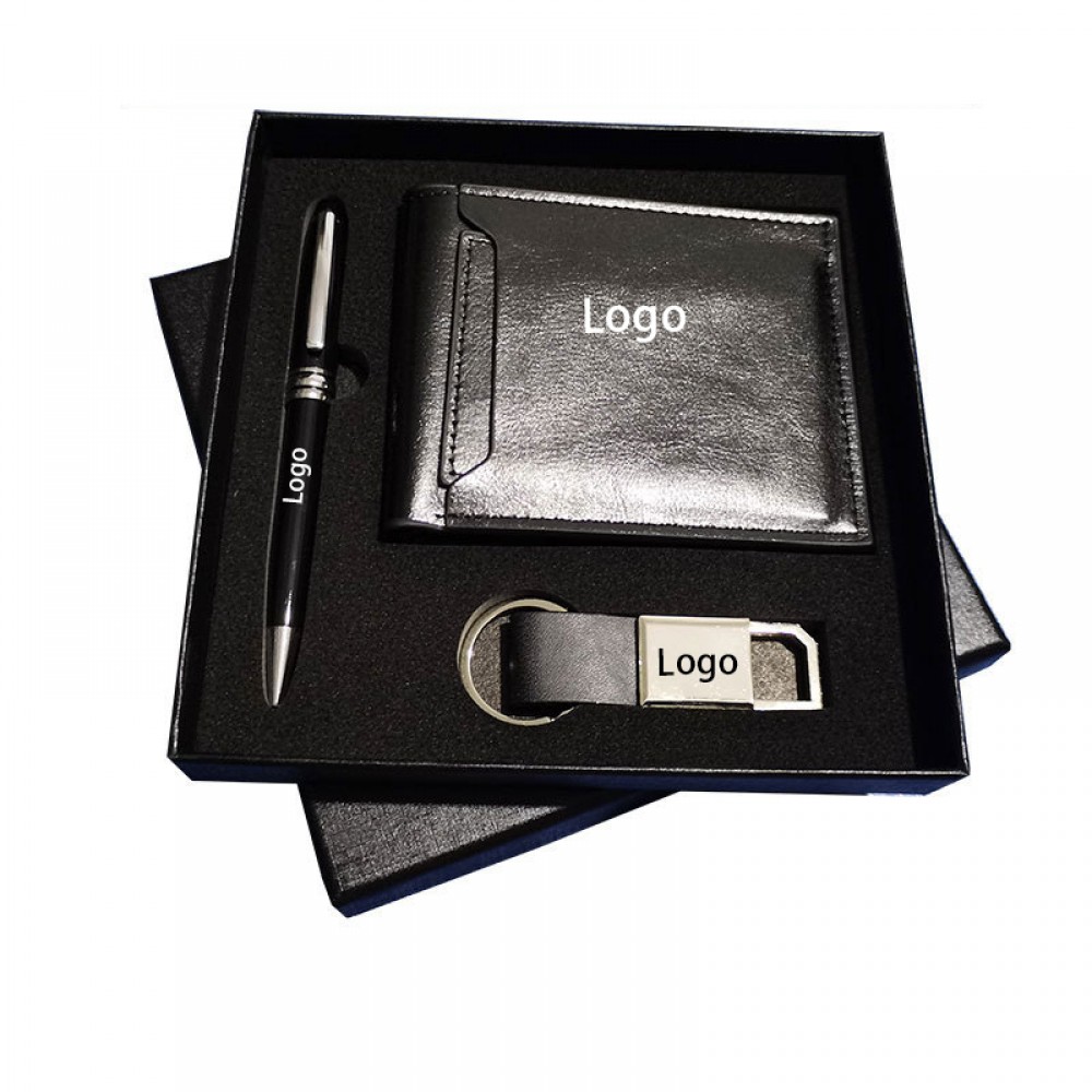 Logo Branded Luxury 3-Piece Signature Pen Gift Set
