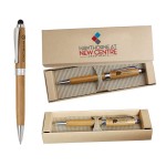 Custom Imprinted ECO Friendly Stylus Pen with Deluxe Recyclable Paper box