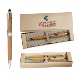 Custom Engraved ECO Friendly Stylus Pen with Deluxe Recyclable Paper box  Custom Engraved ECO Friendly Stylus Pen with Deluxe Recyclable Paper box