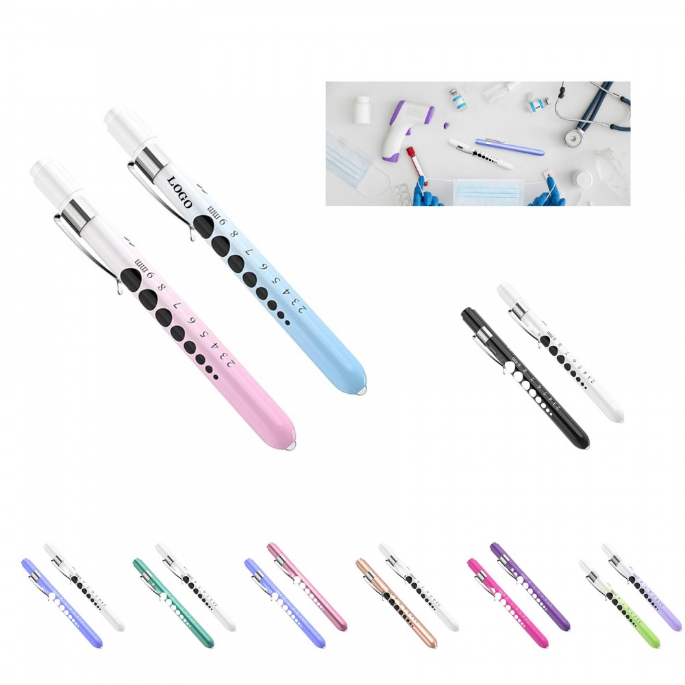 Pen Light with Pupil Gauge Custom Engraved Pen Light with Pupil Gauge Custom Engraved